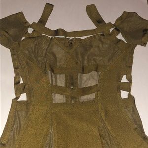 Fashion Nova Olive Bandage Party dress